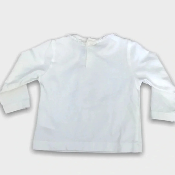 4/$20🥳 White Long Sleeve Fuzzy Cat  Shirt - Picture 3 of 3